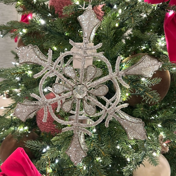 Bella Lux tea light holder Christmas decoration bling...